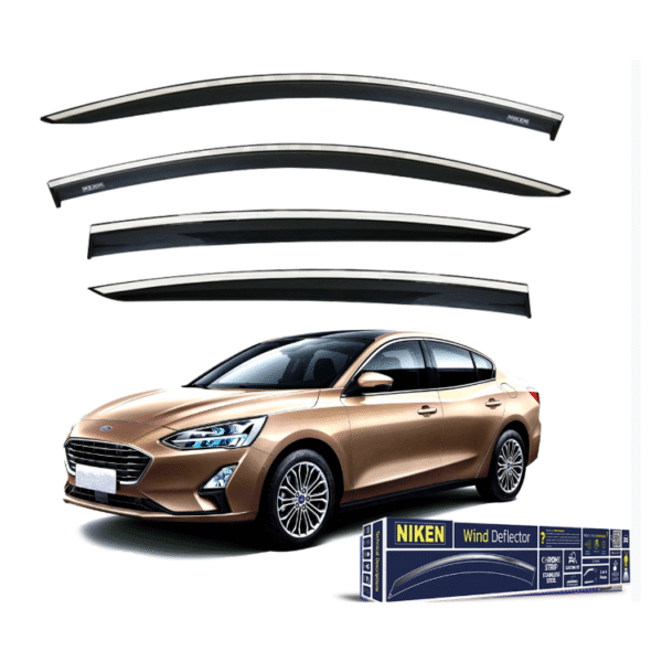 Ford Focus Kromlu 2019-Sonrası Cam Rüzgarlığı 4'lü
