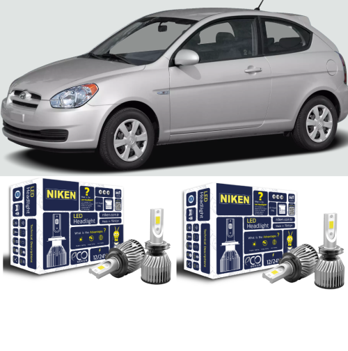 Hyundai Accent 2000-Sonrası Pro Serisi Far-Sis Led Ampul Takımı