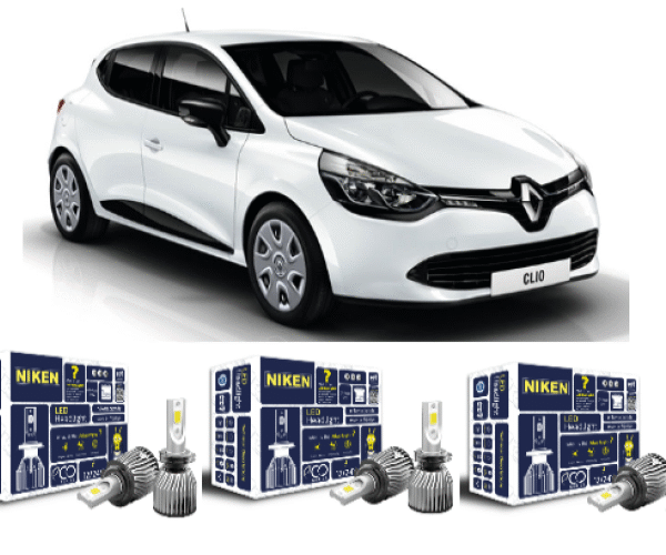 Renault Clio 4 2012-2024 Niken Eco Kısa-Uzun-Sis Led Far Ampul Takımı