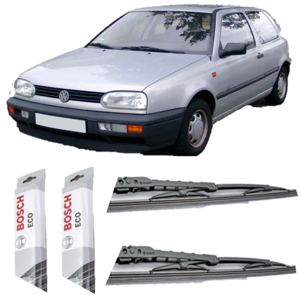 Volkswagen Golf 3 1992-1997 Bosch Eco Metal Silecek Takımı