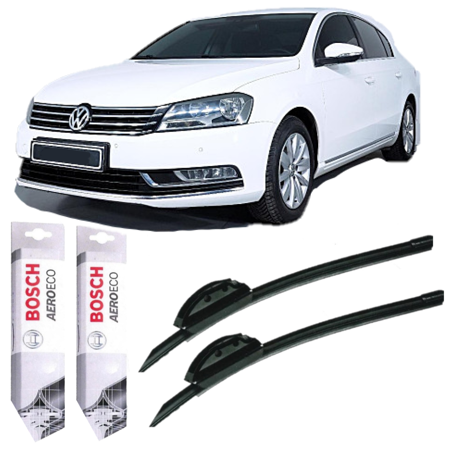 boschvolkswagen-passat-2012-bosch-aero-c3-416 Volkswagen Passat (2012) Bosch Aeroeco Silecek Takımı - Görsel 1