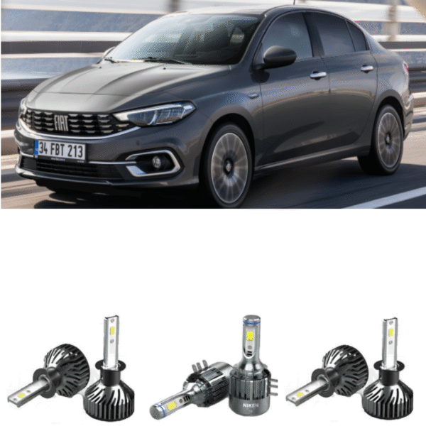 Fiat-Egea Niken Eco Kısa-Uzun-Sis Far Ampul Takımı