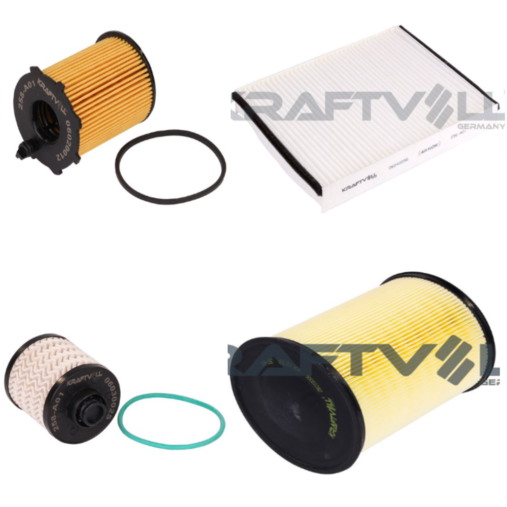 focus1-5kraftvoll Ford Focus 3 1.5 TDCİ 4'lü Filtre Seti - Görsel 1