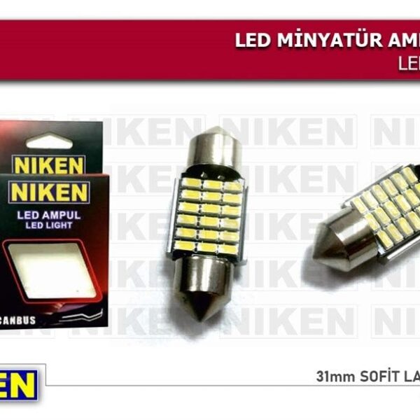Led Ampul Sofit Canbus Led 31mm