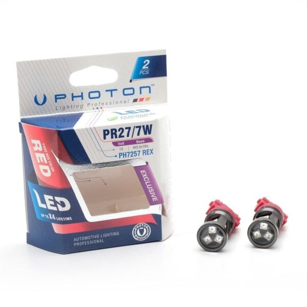 Photon 3157 P27/7W 12,8V Red Exclusıve Serıe