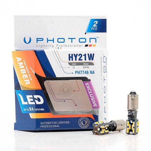 Photon H21W 12V Exclusıve Amber Canbus Led