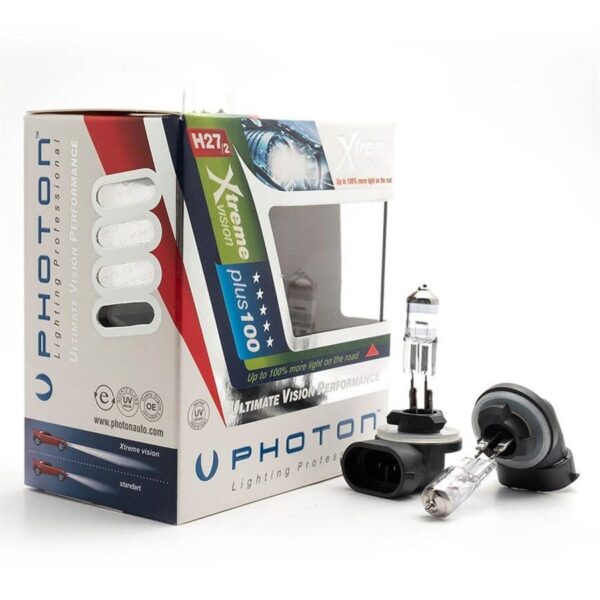 Photon H27/2 12V 27W Xtreme Vısıon +%150 Fazla Işık Ampul