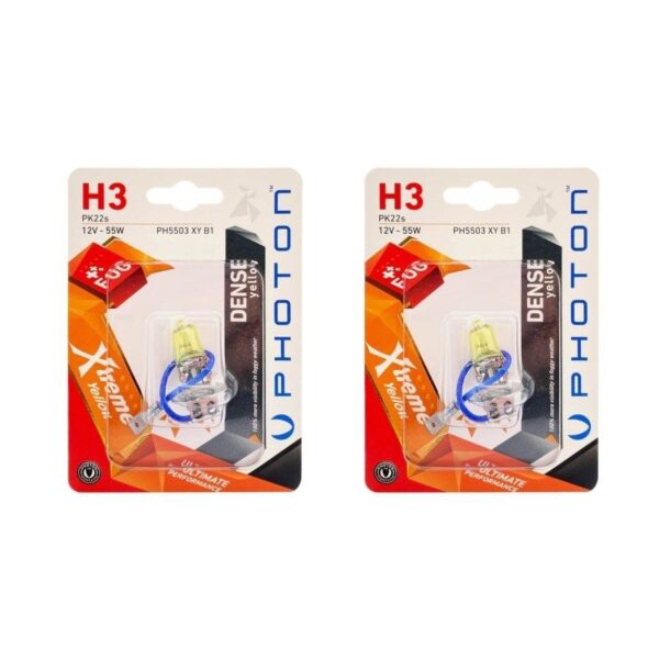 Photon H3 12V 55W Xtreme Yellow Serisi Civciv Sarı Ampul