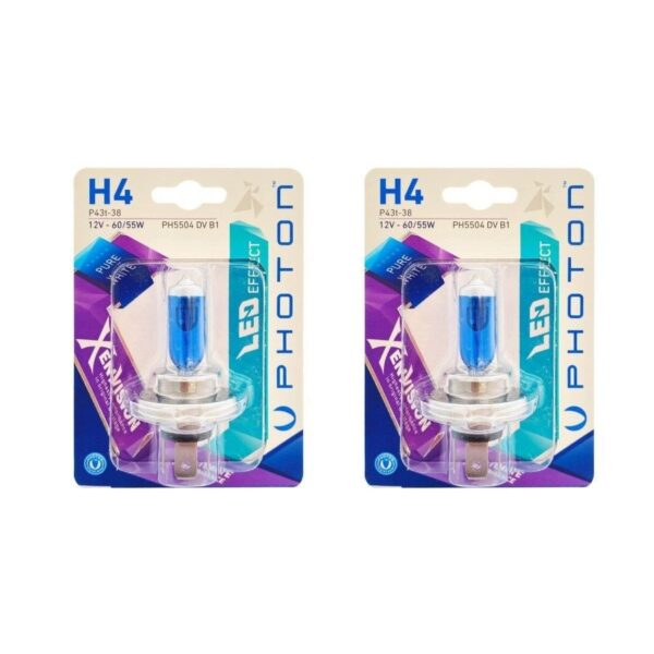 Photon H4 12V 60/55W Xen Vısıon Beyaz Ampul