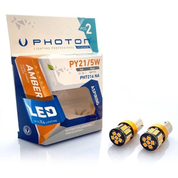 Photon P21/5W Amber 1016 Led