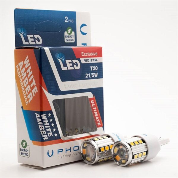 Photon T20 21/5W 1016 12V Whıte&Amber Dipsiz Led