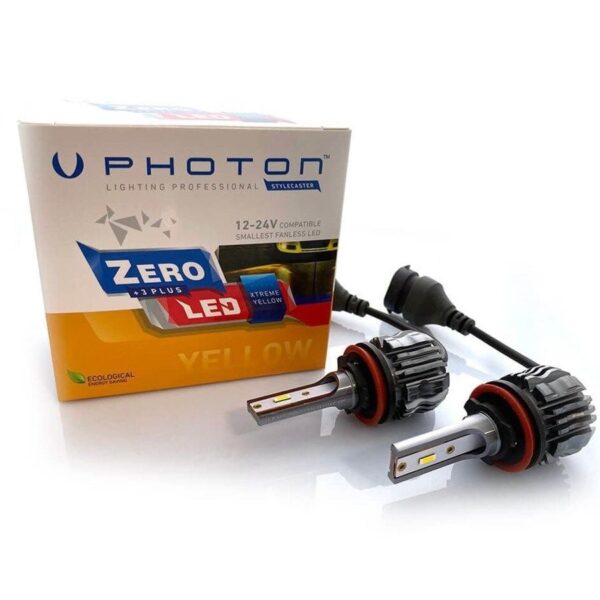 Zero H8/H9/H11/H16 Civciv Sarı +3 Plus Fansız Led 12V-24V