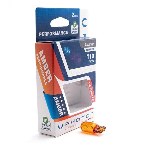 Photon W5W 12V 5W Naturel Dipsiz Turuncu Ampul