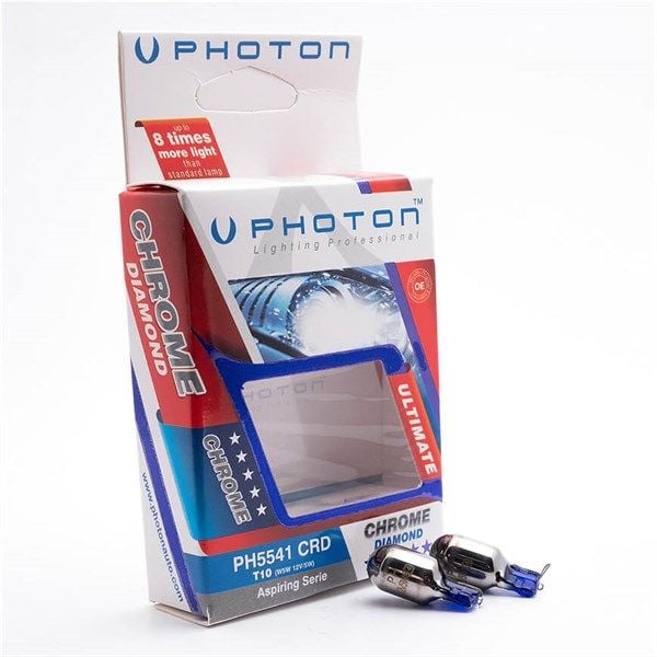 Photon W5W T10 Chrome 12V Xen Vısıon Beyaz Dipsiz Ampul