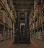 Kare Forklift Çalışma Lambası Kırmızı E Belgeli - Görsel 4