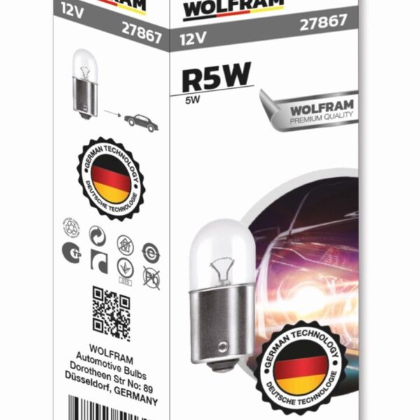 Wolfram 5W 67 Ampul