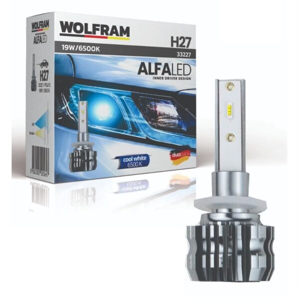 Wolfram Alfa Fansız H27/2 Led Far Ampul Takımı