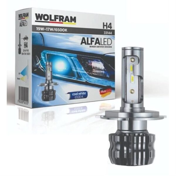 Wolfram Alfa Fansız H4 Led Far Ampul Takımı