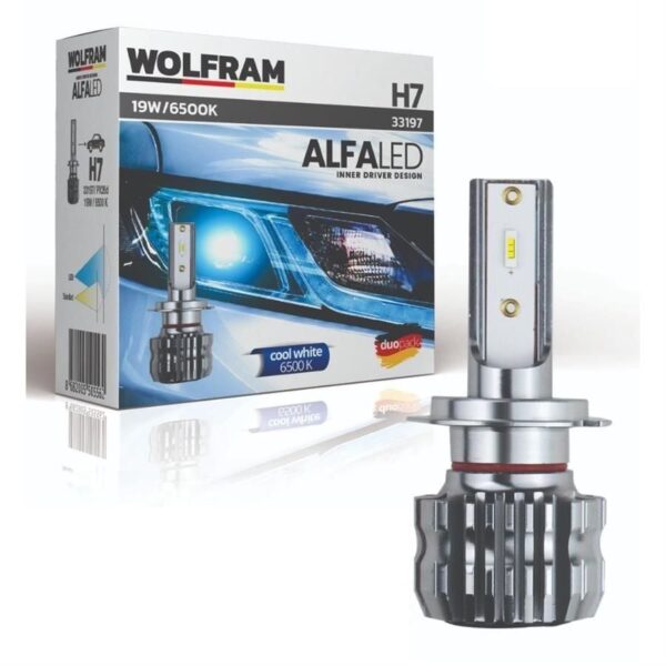 Wolfram Alfa Fansız H7 Led Far Ampul Takımı