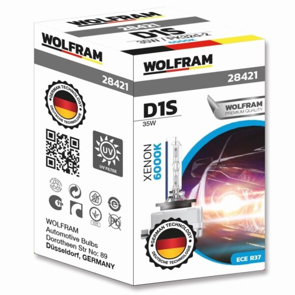 Wolfram D1S Xenarc 6000K Beyaz Işık