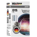 Wolfram D1S Xenarc 6000K Ultraviolet +%30 Beyaz Işık