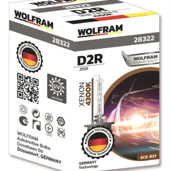 Wolfram D1R Xenarc 4300K Kahverengi Çubuk