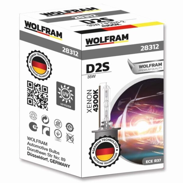 Wolfram D2S Xenarc 4300K Kahverengi Çubuk