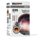 Wolfram D3S Xenarc 4300K Ultraviolet +%30 Fazla Gün Işığı