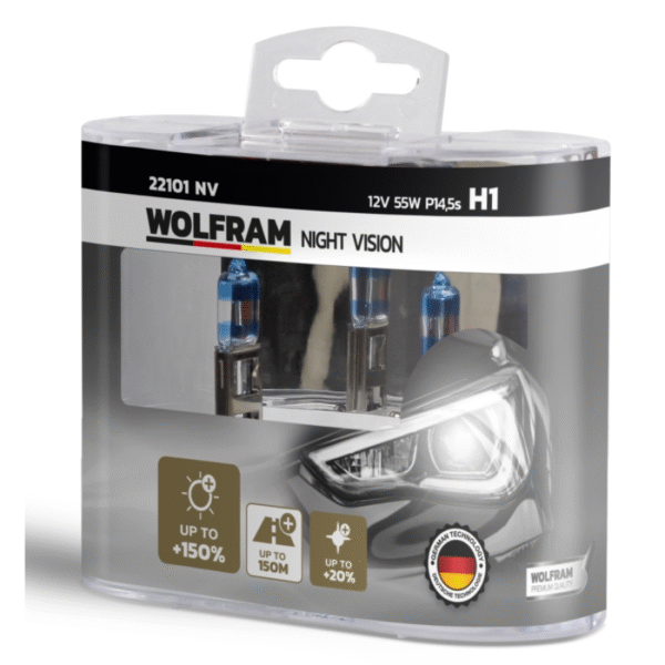 Wolfram H1 Nıght Vısıon +150% Fazla + 20% Beyaz Işık