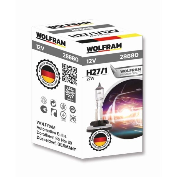 Wolfram H27 Standart Işık Düz Soket