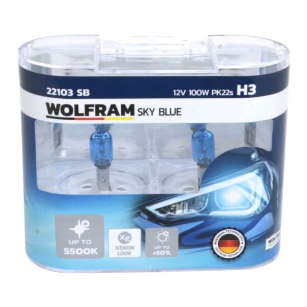 Wolfram H3 Sky Blue Beyaz Işık