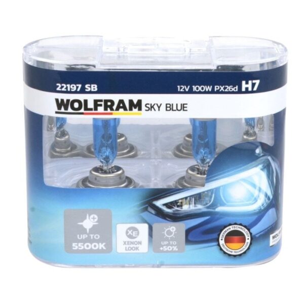 Wolfram H7 Sky Blue Beyaz Işık