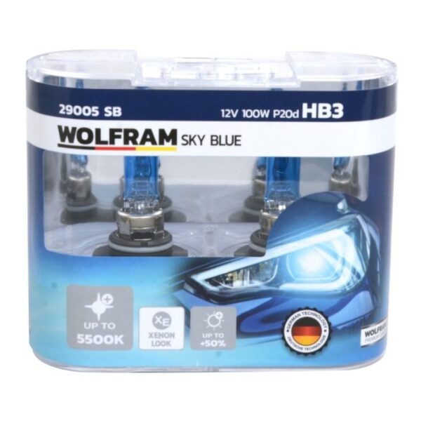 Wolfram Hb3-9005 Sky Blue Beyaz Işık