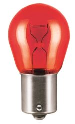 Wolfram P21W 93 Ampul Yan Tırnak Kırmızı - Görsel 2