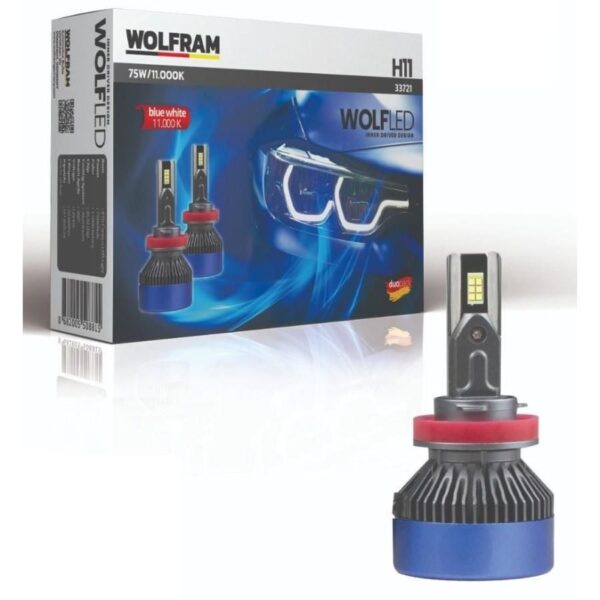 Wolfram Wolf Serisi H11 Led Far Ampul Takımı
