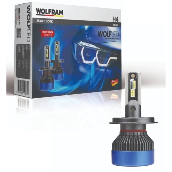 Wolfram Wolf Serisi H4 Led Far Ampul Takımı