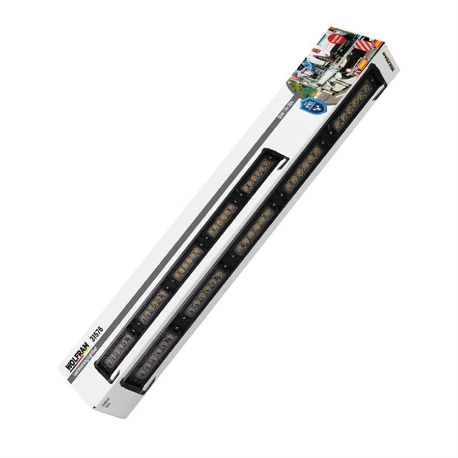 wolframyuvarlak-gozlu-led-bar-14-fonks-8a89c Yuvarlak Gözlü Led Bar 14 Fonksiyon E Belgeli 76cm - Görsel 1