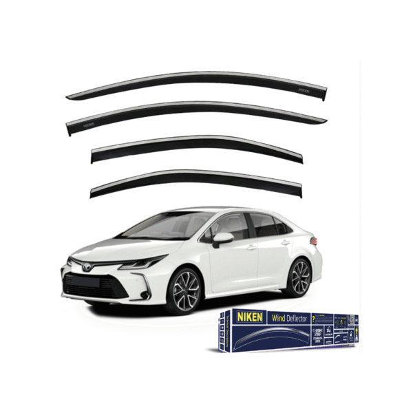 Toyota Corolla Kromlu 2019-Sonrası Cam Rüzgarlığı 4'lü