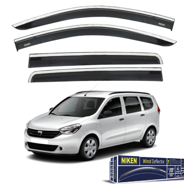 Dacia Lodgy 2013-Sonrası Kromlu Cam Rüzgarlığı 4'Lü