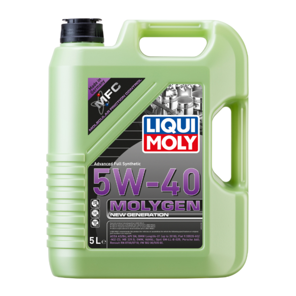 Liqui Moly Molygen 5W-40 Motor Yağı 5 Litre