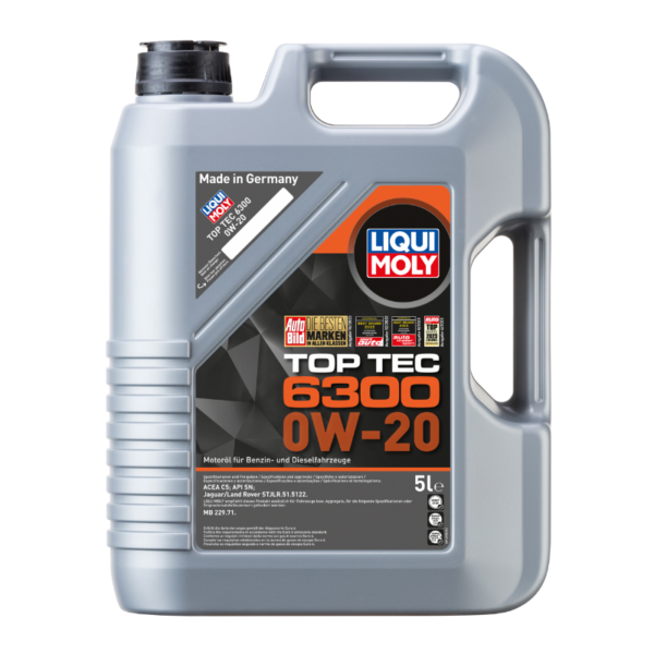 Liqui Moly Top Tec 6300 0W-20 Motor Yağı 5 L