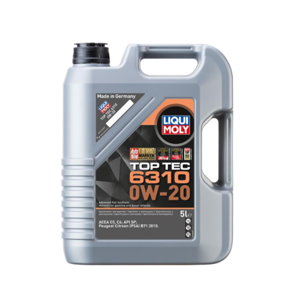 Liqui Moly Top Tec 6310 0W-20 Motor Yağı 5 Litre