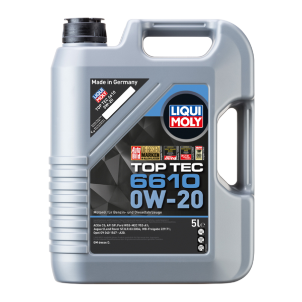 Liqui Moly Top Tec 6610 0W-20 5 Litre
