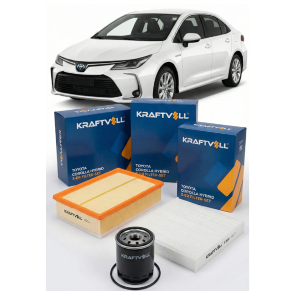 Toyota Corolla 2018-Sonrası 1.8 Hybrid 3'lü Filtre Seti