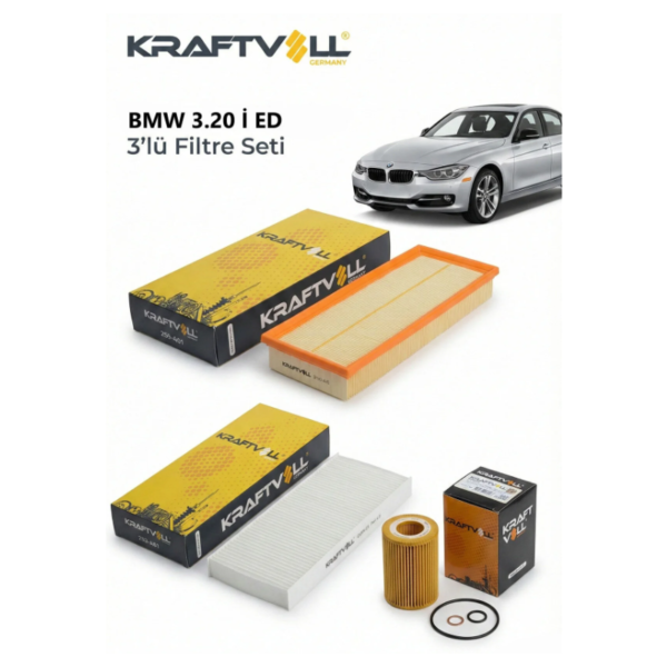 Bmw 3.20 İ ED 2011-2016 3'lü Filtre Seti