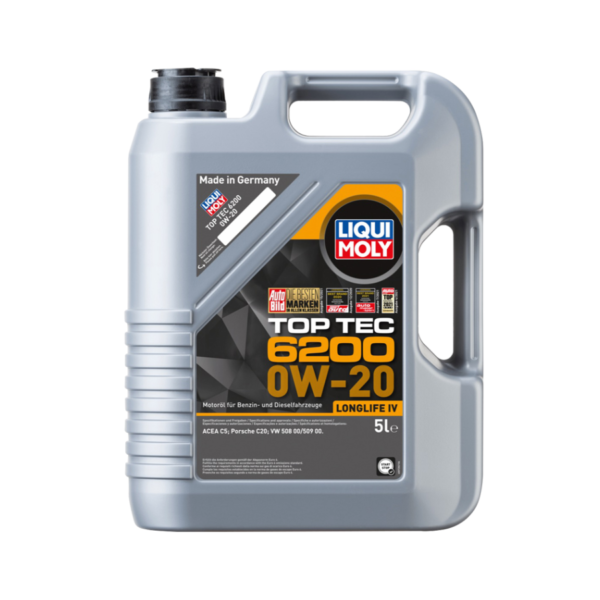 Liqui Moly Top Tec 6200 0W-20 Motor Yağı 5 Litre